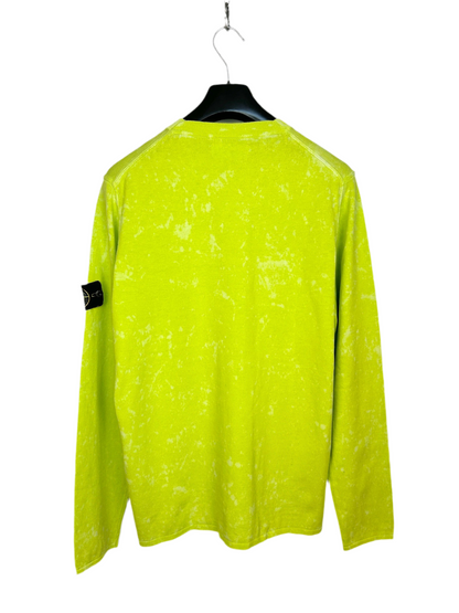 Maglione lime tie dye OVD camo Stone Island - Taglia L