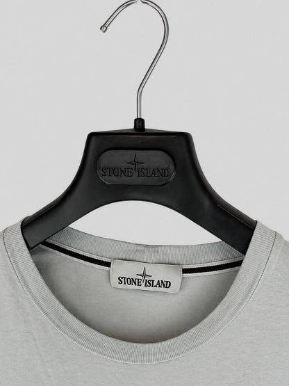 T-shirt azzurra con stampa Stone Island - Taglia L