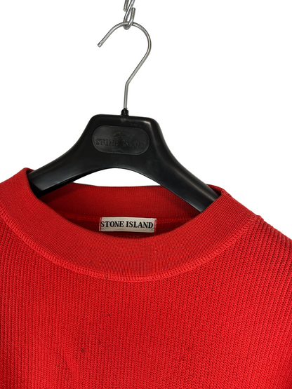 Maglione rosso Vintage Stone Island - Taglia L