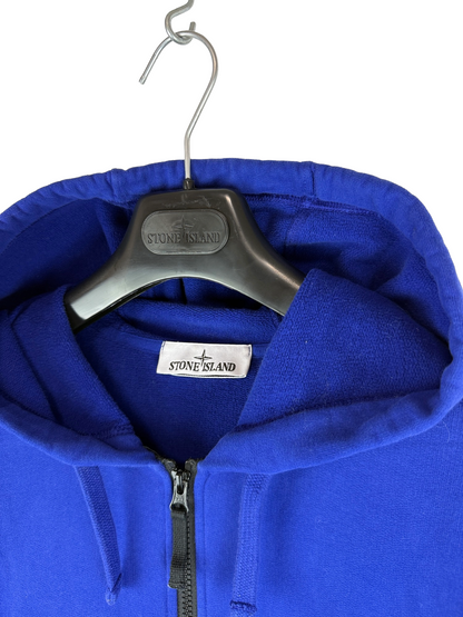 Felpa blu con zip e cappuccio Stone Island - Taglia XL