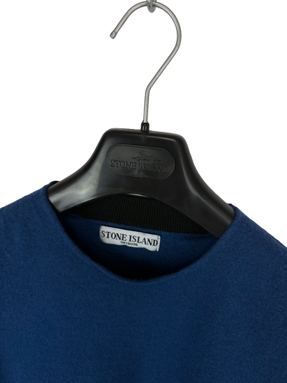 Maglione blu con Mesh Badge Stone Island - Taglia S