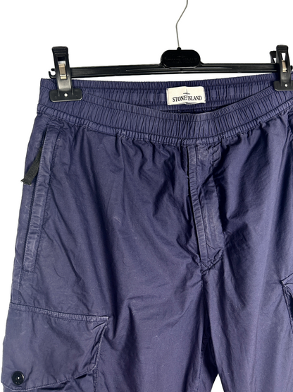 Convertible blue Stone Island cargo pants – Size W31