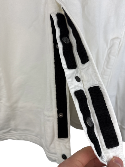 Felpa bianca con bottoni e cappuccio Stone Island Shadow Project - Taglia XL