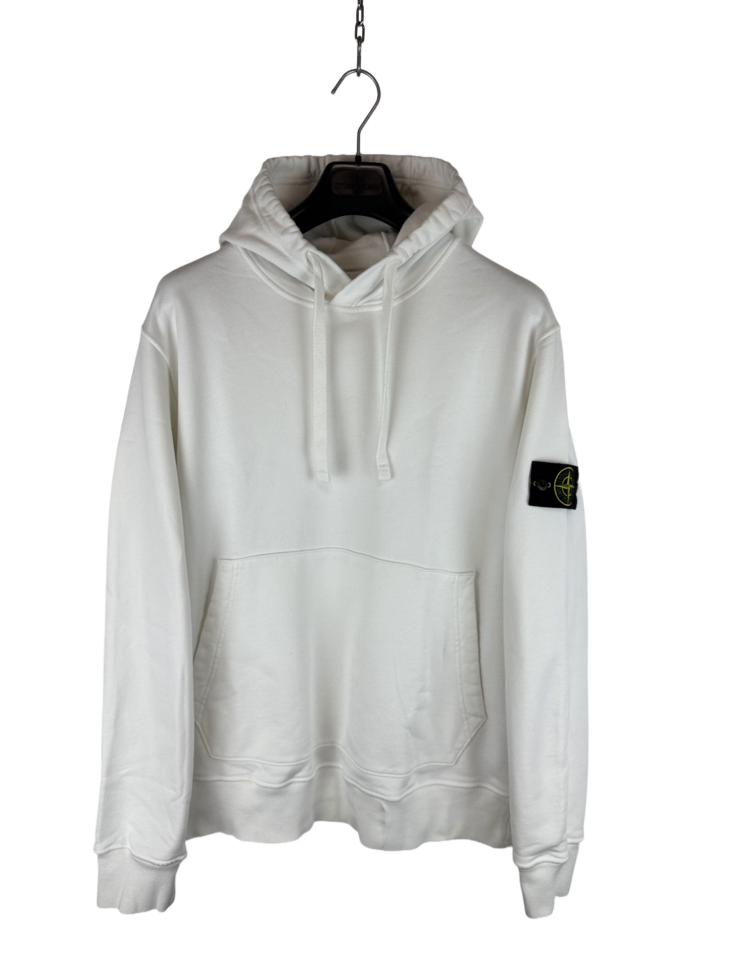 Felpa bianca con cappuccio Stone Island - Taglia M