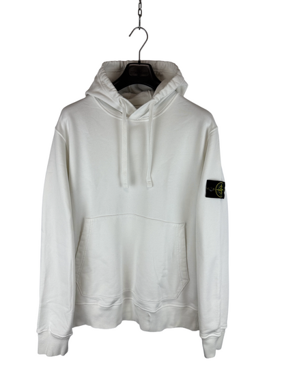 Felpa bianca con cappuccio Stone Island - Taglia M