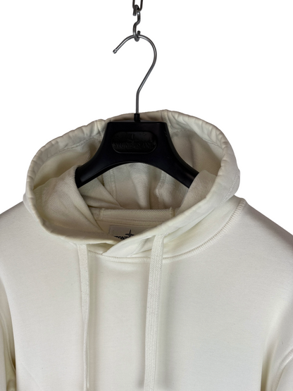 Felpa bianca con cappuccio Stone Island - Taglia M