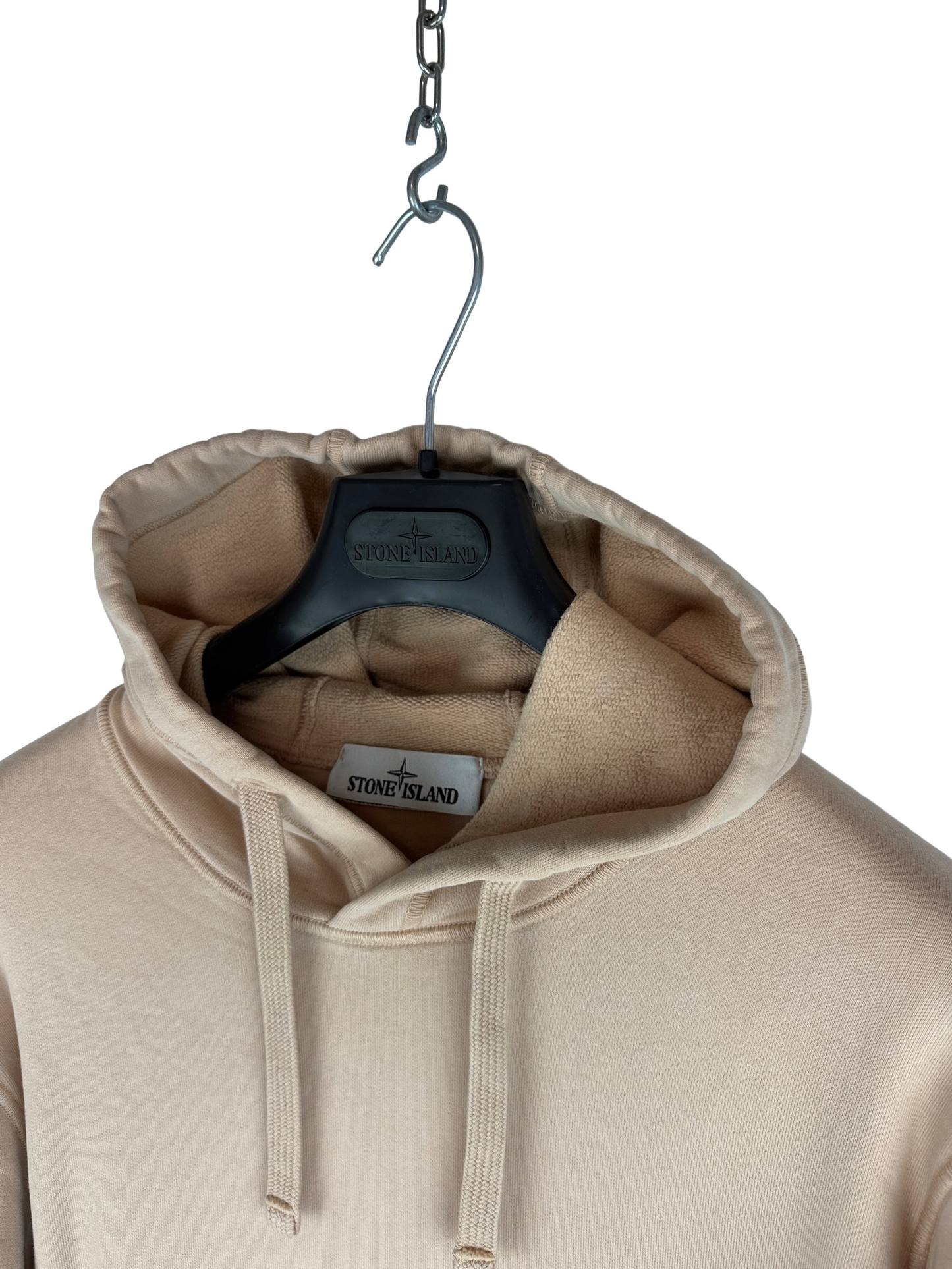 Felpa rosa antico con cappuccio Stone Island - Taglia L