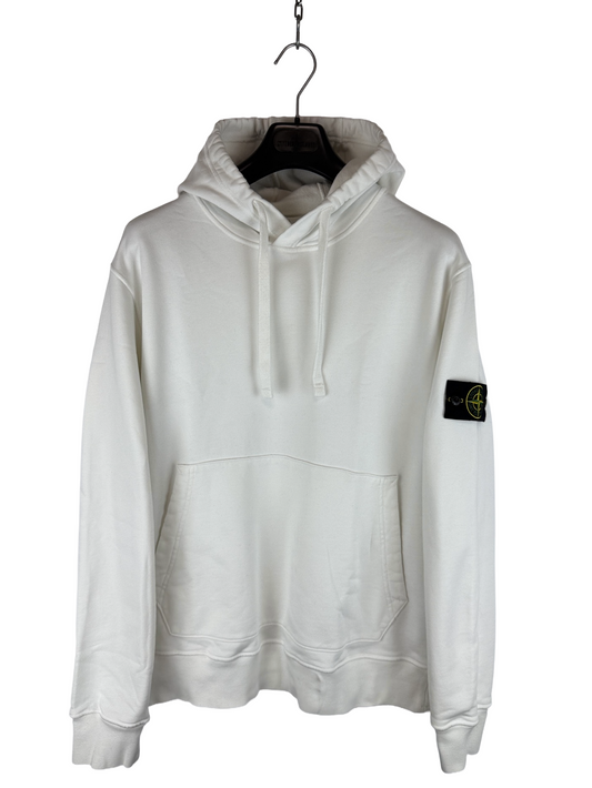 Felpa bianca con cappuccio Stone Island - Taglia XL