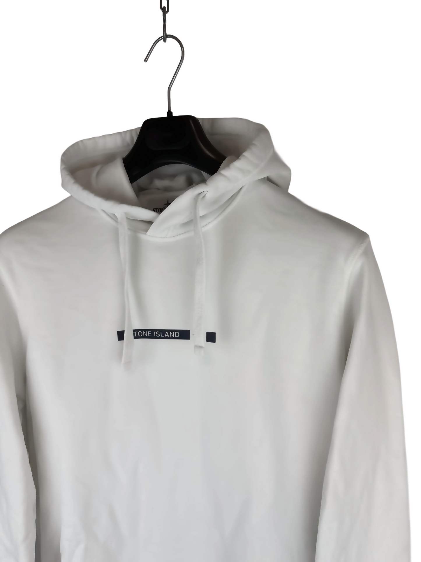 Felpa bianca con cappuccio Stone Island - Taglia L