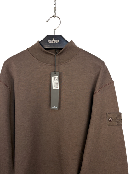 Felpa marrone Ghost Stone Island (nuova con cartellino) - Taglia L