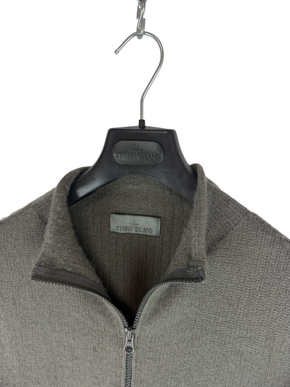Maglione Ghost grigio con zip Stone Island - Taglia M