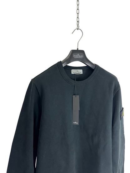 Felpa nera Stone Island (nuova con cartellino) - Taglia L