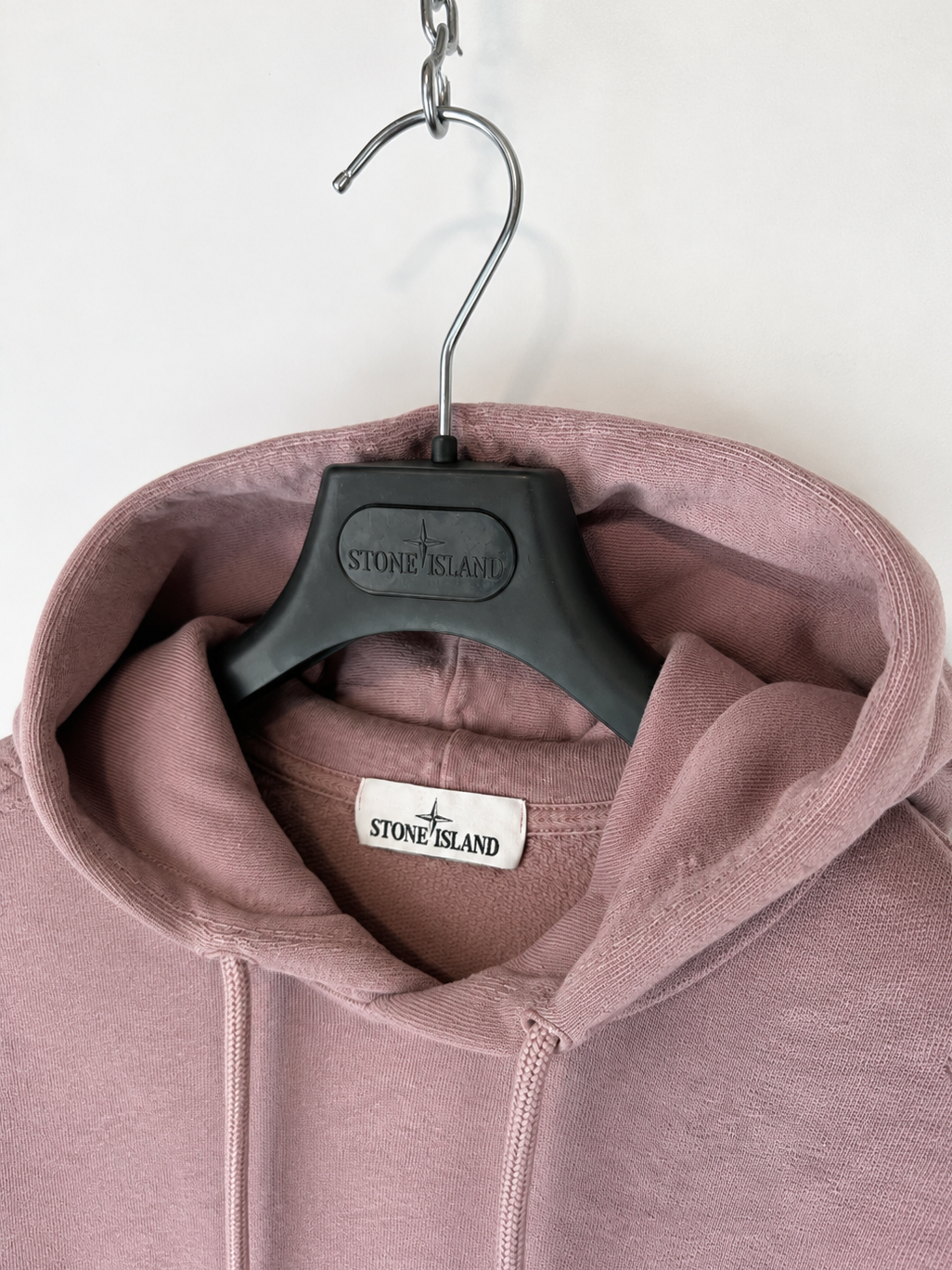 Felpa viola con cappuccio Stone Island - Taglia M