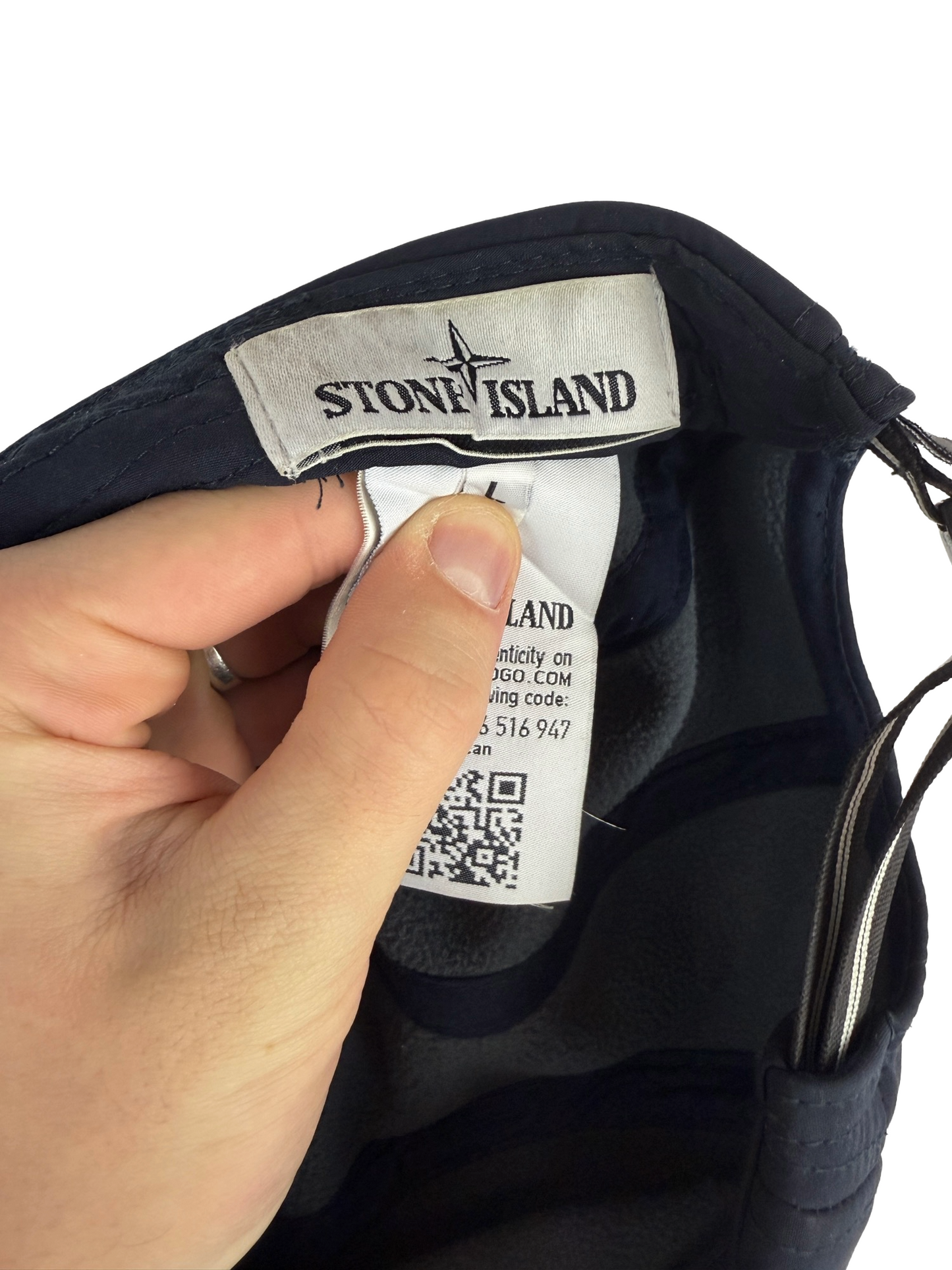 Cappello con visiera blu navy Stone Island - Taglia L