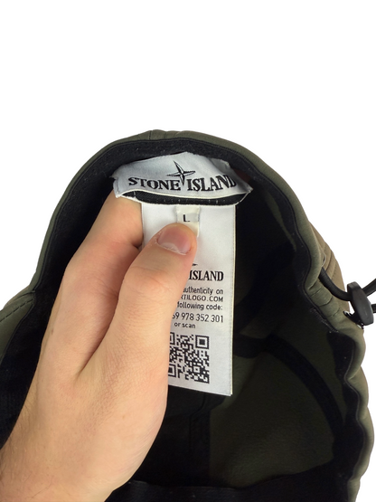 Cappello con visiera verde kaki Stone Island - Taglia L