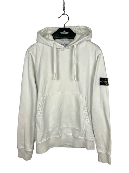 Felpa bianca con cappuccio Stone Island - Taglia M