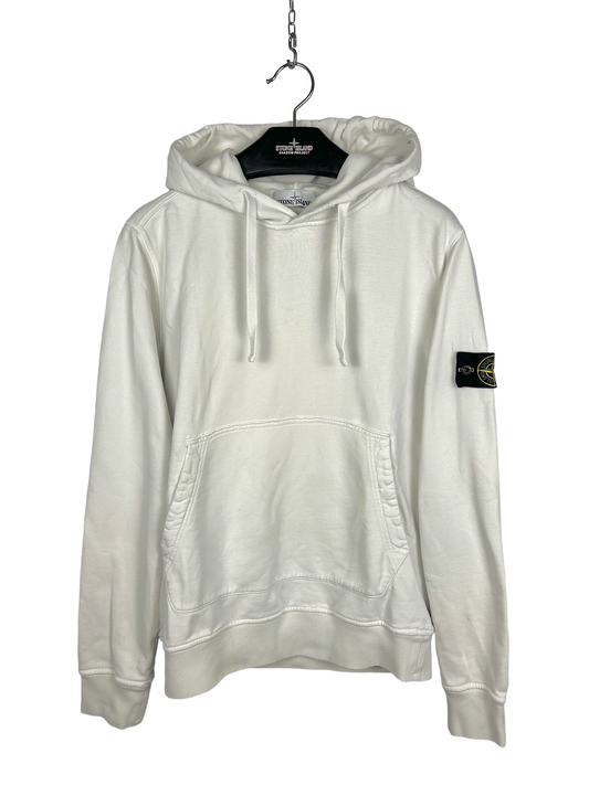 Felpa bianca con cappuccio Stone Island - Taglia M