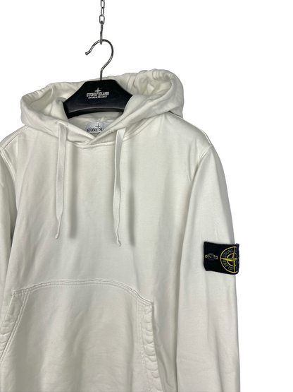 Felpa bianca con cappuccio Stone Island - Taglia M