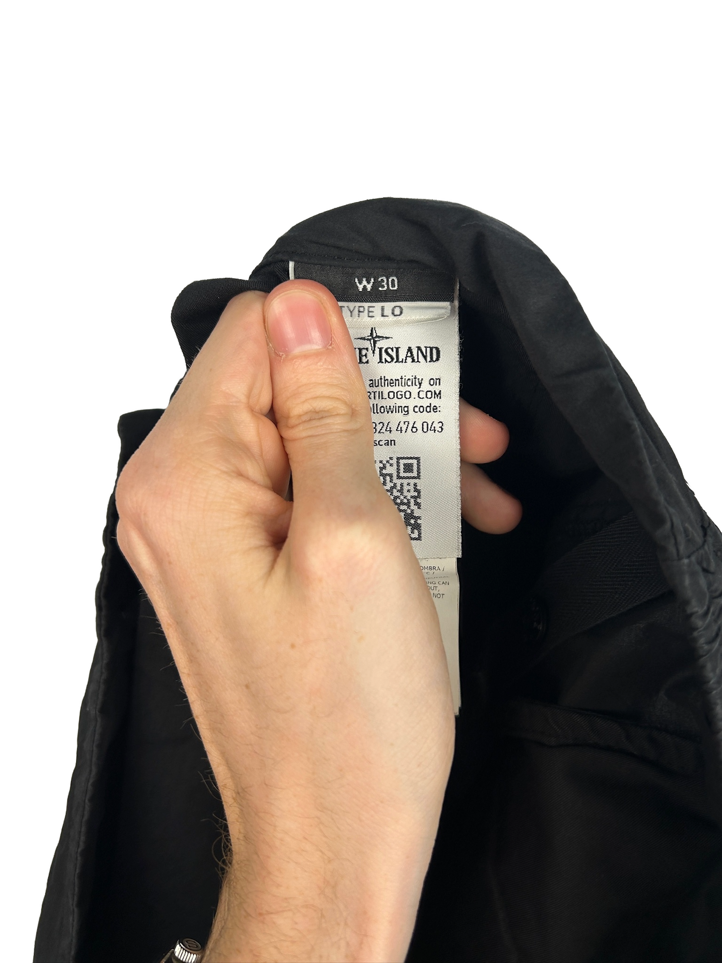 Pantaloni cargo tecnici neri Stone Island - Taglia W30