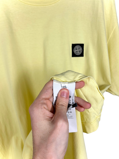 T-shirt gialla Stone Island - Taglia XXL