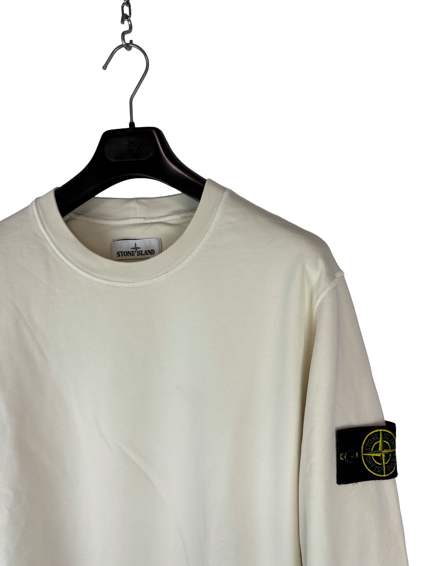 Felpa bianca Stone Island - Taglia L