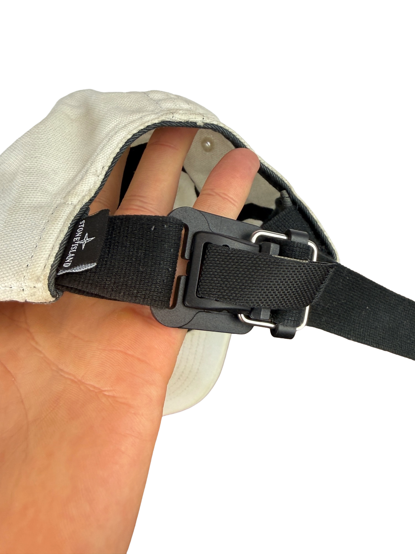 Cappello con visiera bianco Stone Island - Taglia unica