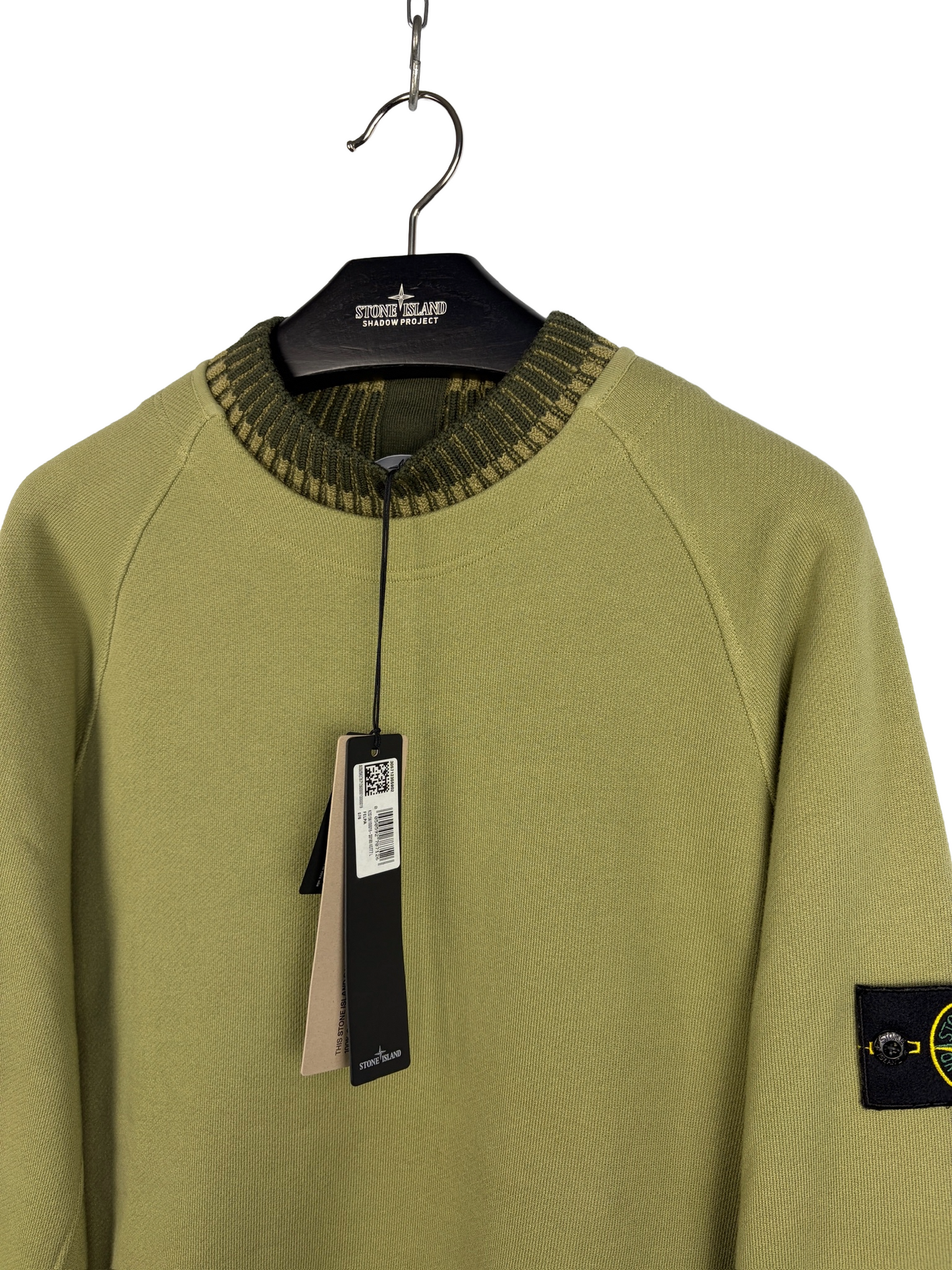 Maglione verde Stone Island (nuovo con cartellino) - Taglia L