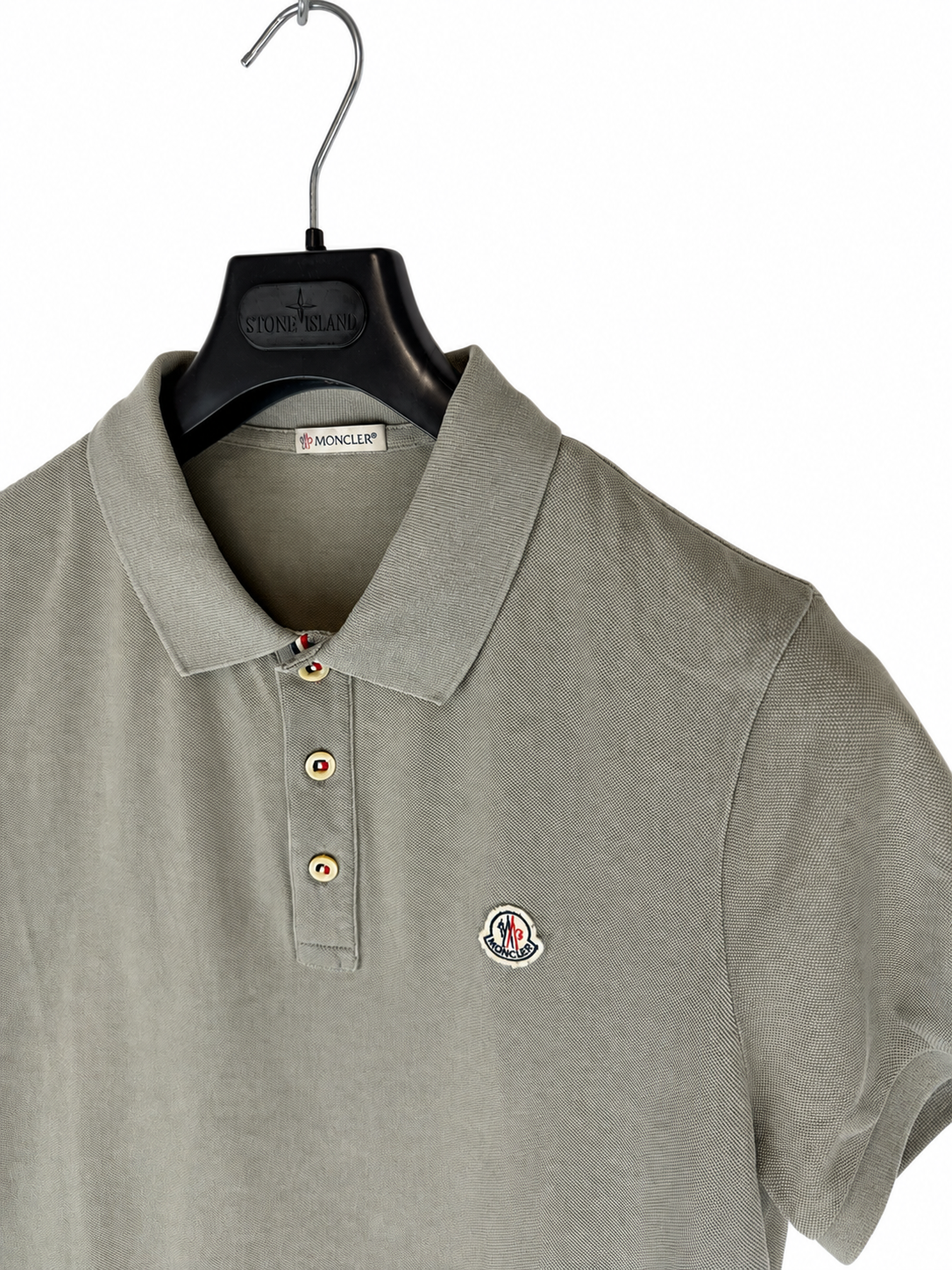 Polo grigia Moncler - Taglia L
