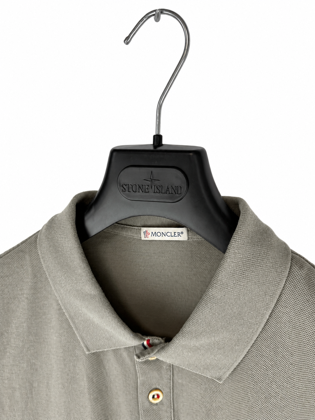 Polo grigia Moncler - Taglia L