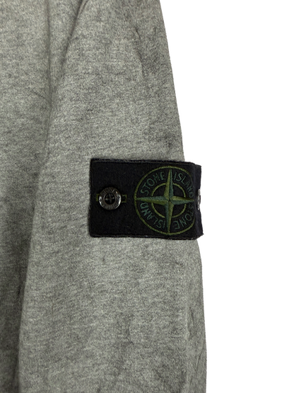Felpa grigia con trattamento Dust Colour Stone Island - Taglia XL