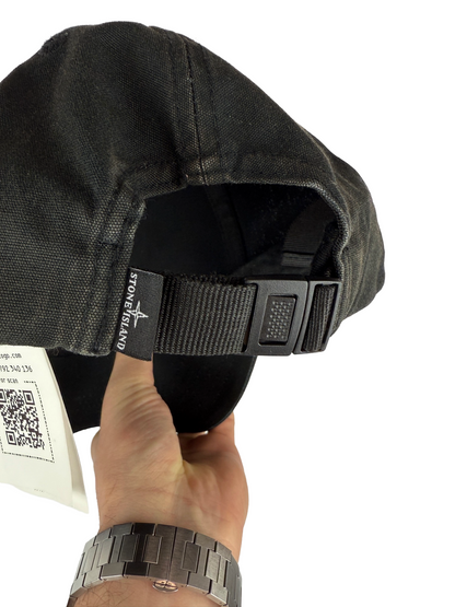 Cappello con visiera nero Stone Island - Taglia unica