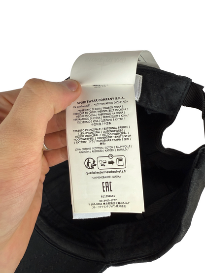 Cappello con visiera nero Stone Island - Taglia unica