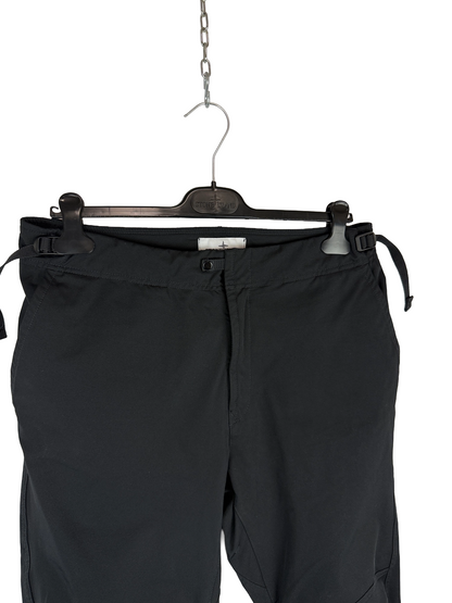 Pantaloni neri in nylon tecnico Soft Shell Stellina Stone Island - Taglia W32