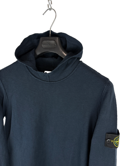 Maglione blu navy con cappuccio Stone Island - Taglia M