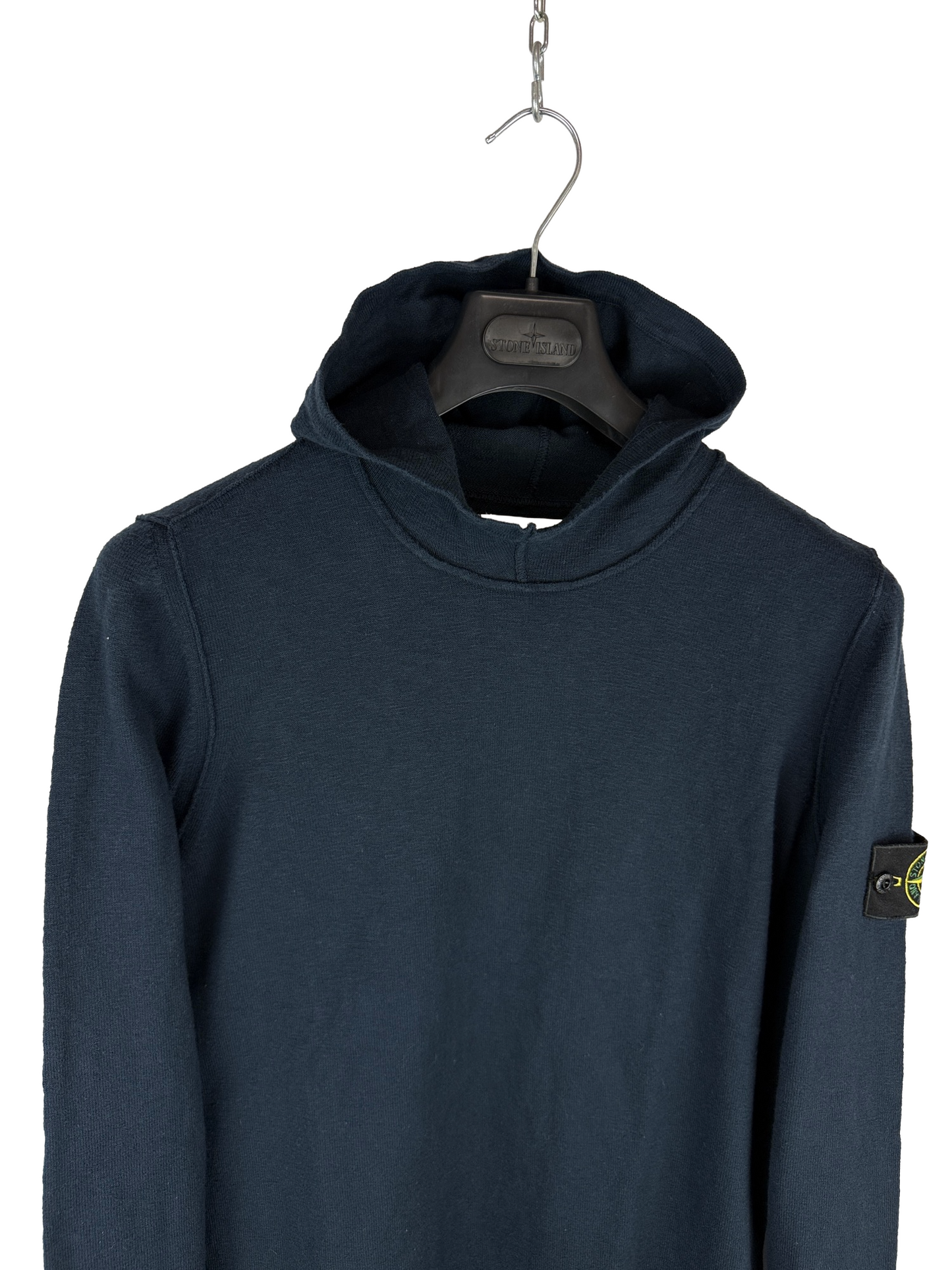 Maglione blu navy con cappuccio Stone Island - Taglia M