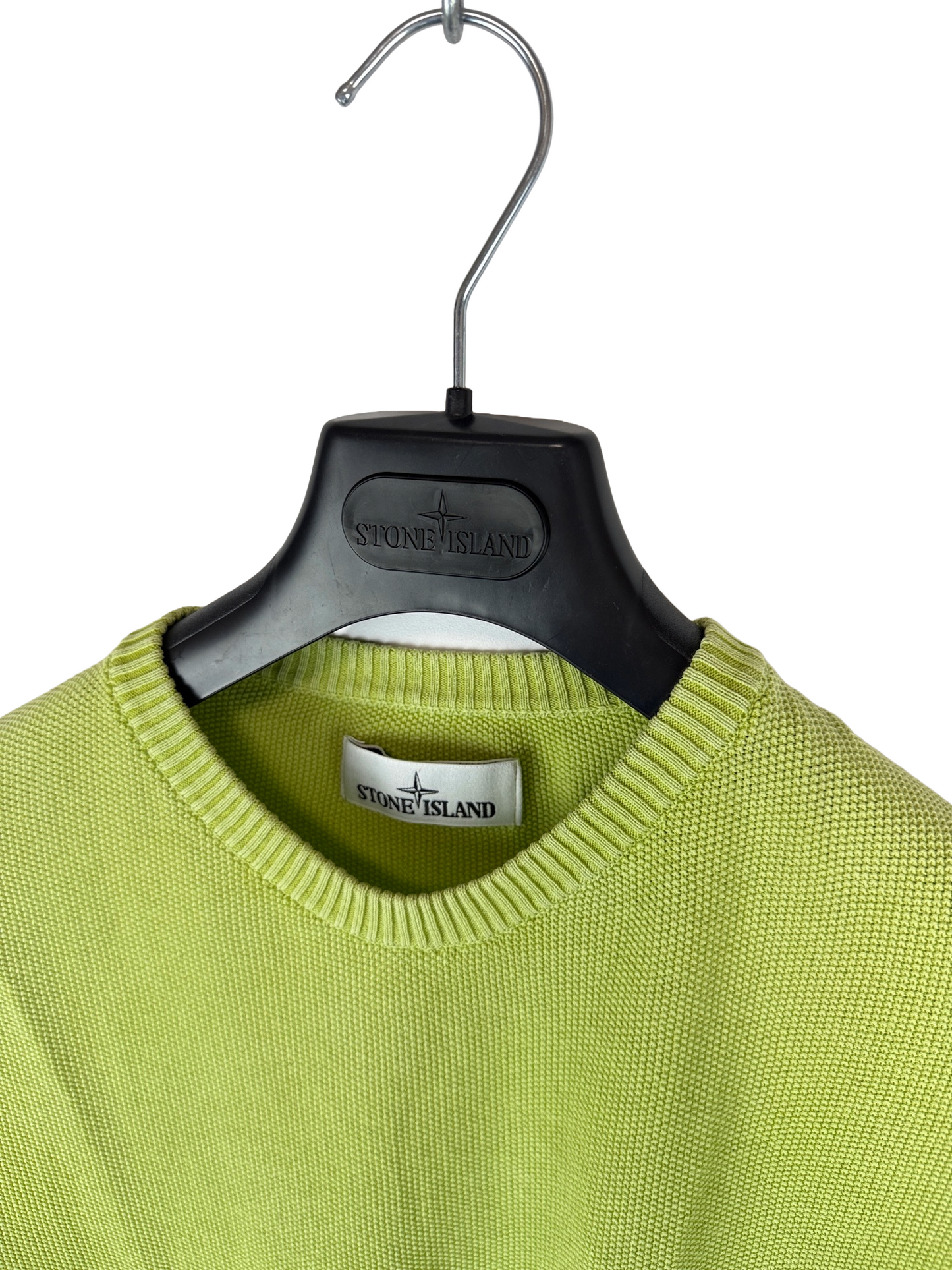 Maglione verde lime Stone Island - Taglia L