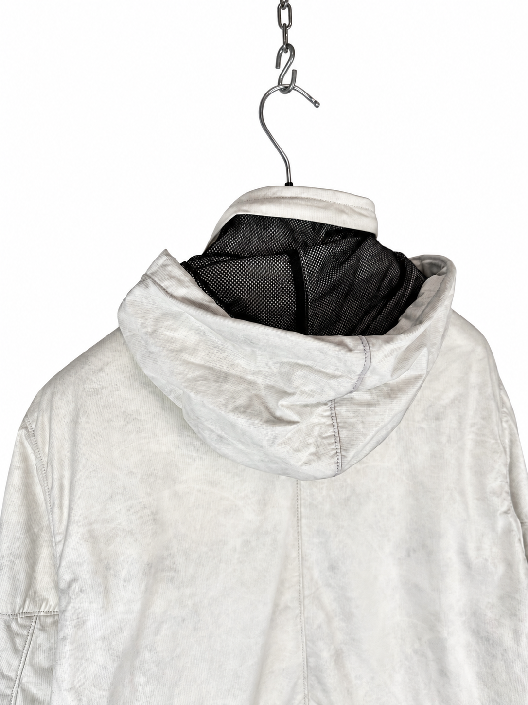 Giacca bianca Special Process in Tyvek multi-tasca Stone Island - Taglia L