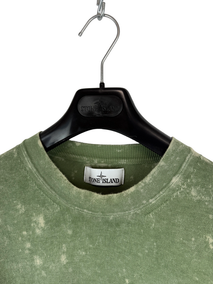 Green tie-dye Stone Island sweater - Size XL