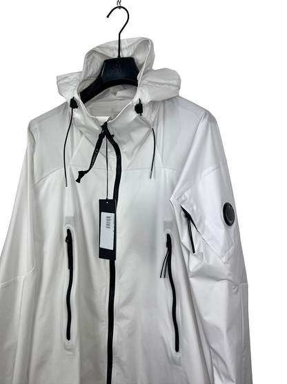 Giacca Pro-Tek bianca con chiusura a zip C.P. Company (nuova con cartellino) - Taglia XXL