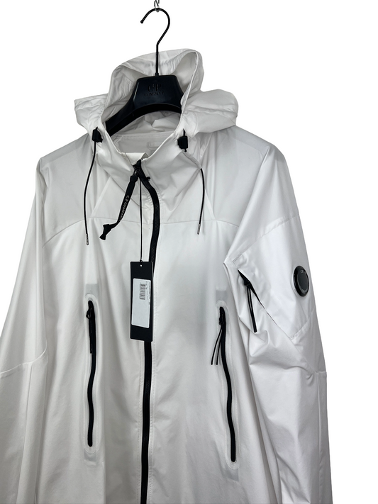 Giacca Pro-Tek bianca con chiusura a zip C.P. Company (nuova con cartellino) - Taglia XXL