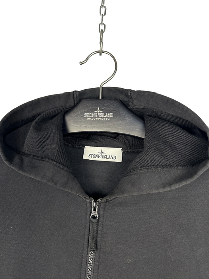 Felpa nera con chiusura a zip Stone Island - Taglia L