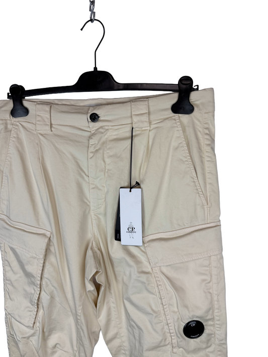 Pantaloni cargo bianco-panna C.P. Company (nuovi con cartellino) - Taglia W32