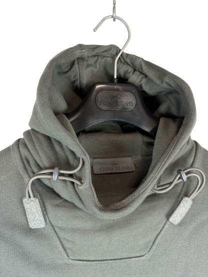 Felpa Ghost grigia con cappuccio regolabile Stone Island - Taglia M