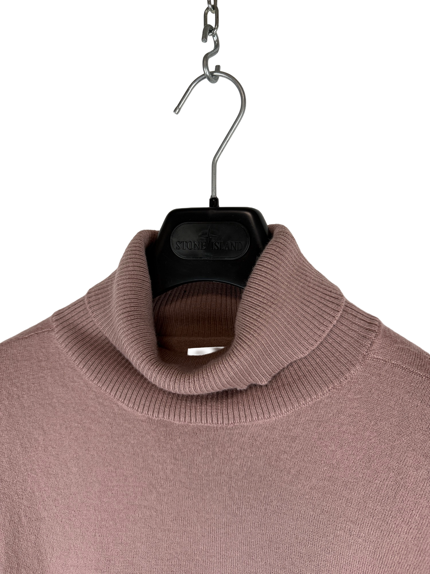 Maglione dolcevita rosa antico Stone Island - Taglia L