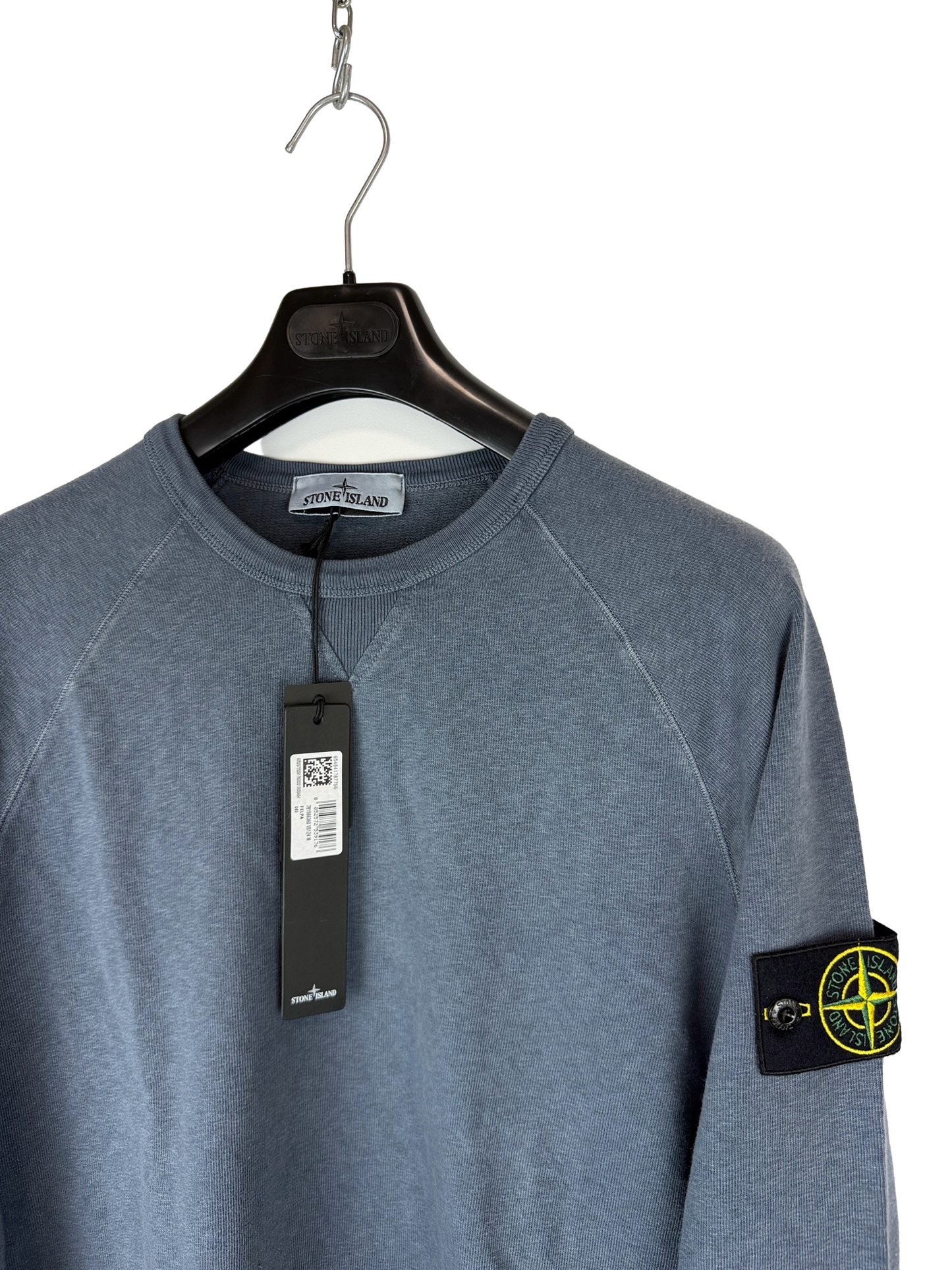 Felpa blu Stone Island (nuova con cartellino) - Taglia M