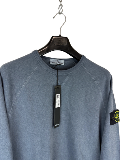 Felpa blu Stone Island (nuova con cartellino) - Taglia M