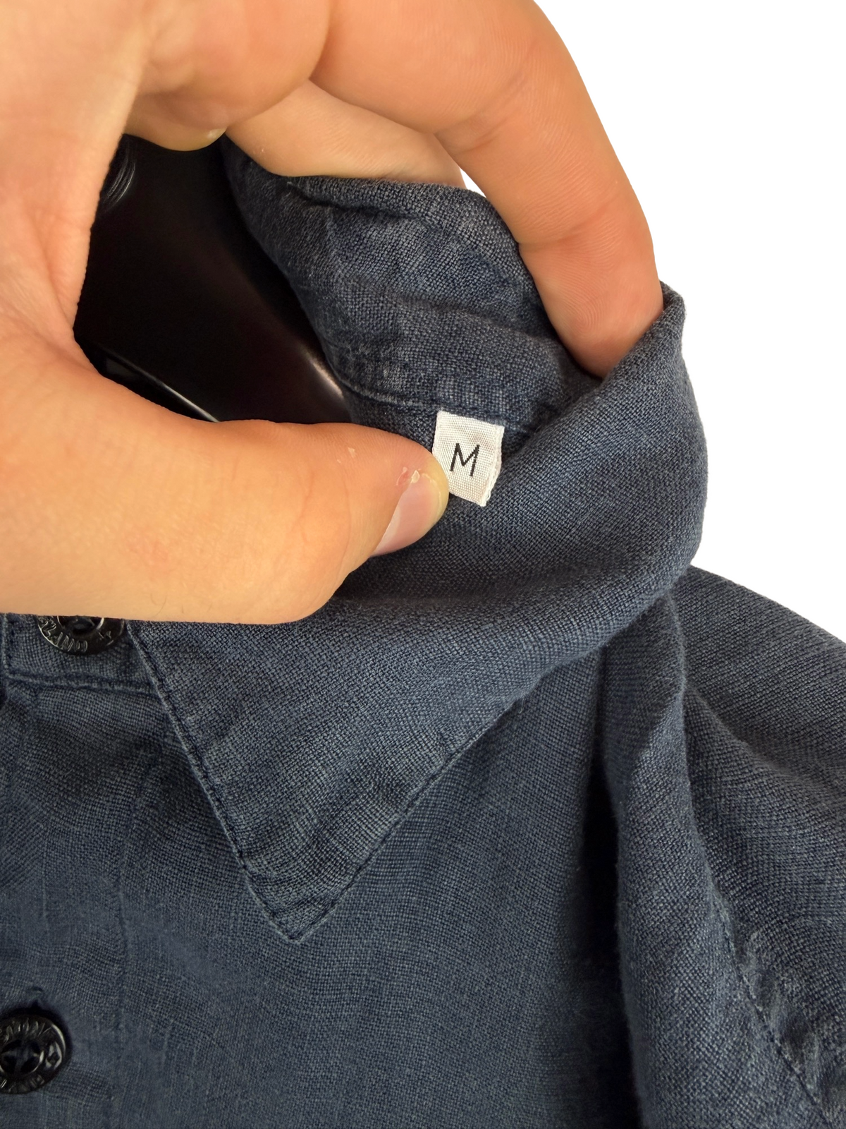 Camicia blu navy Stellina Stone Island - Taglia M