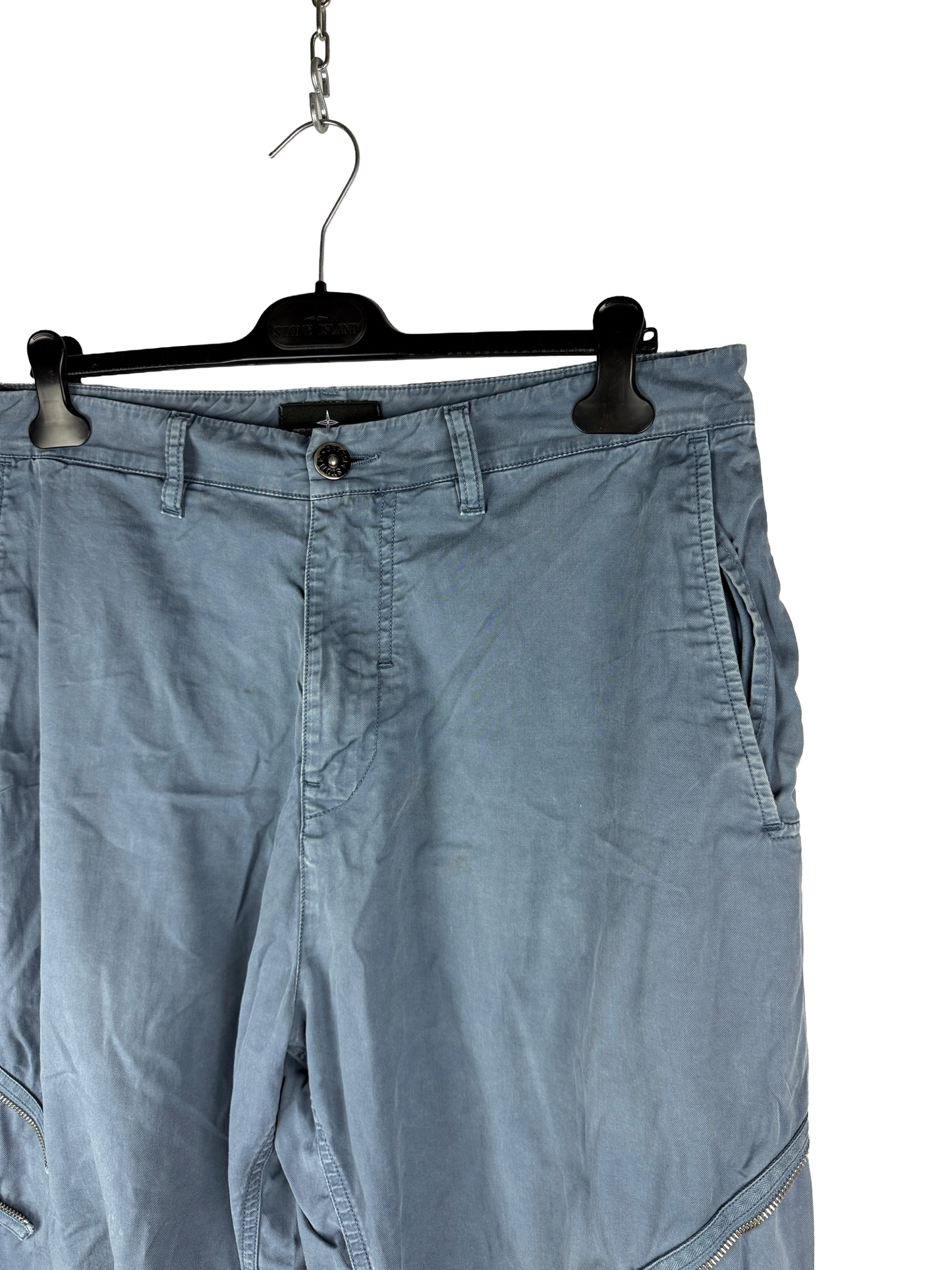 Pantaloni cargo azzurri Stone Island - Taglia W32