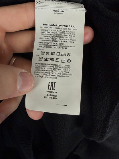 Felpa nera con logo Stone Island - Taglia L - foto 8
