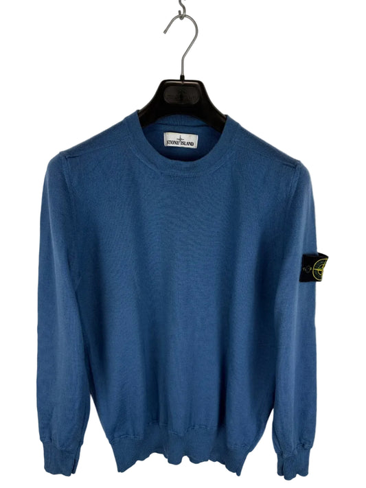 Maglione blu in lana Stone Island - Taglia S - foto 1